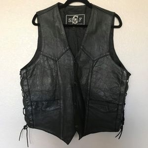 Shaf 100% leather vest